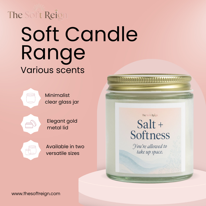 Salt + Softness Candle – Sea Salt & Orchid